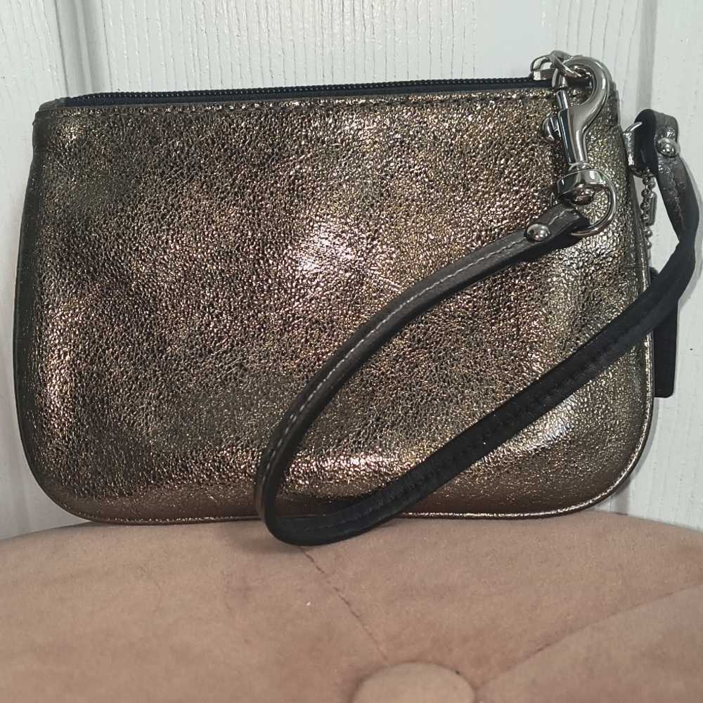 Coach Metallic Wristlet - Picture 4 of 4
